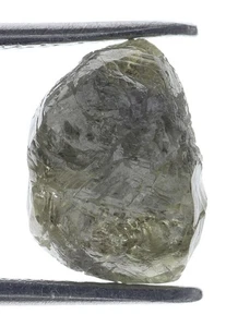 Diamante crudo natural crudo suelto color gris de 2,97 quilates - Imagen 1 de 2