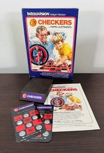 Checkers Intellivision By Mattel Electronics 1979 Game Cartridge No. 1120 CIB!!! - Picture 1 of 16