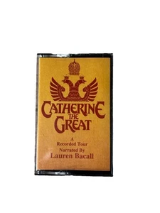 Catherine The Great Cassette Recorded Tour By Lauren Bacall Very Rare Vintage - Picture 1 of 4