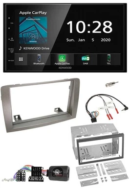 Kenwood Bluetooth Lenkrad DAB USB 2DIN Autoradio für Lancia Musa 2004-2012 - Bild 1 von 4