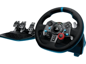 Volante - Logitech G G29 Driving Force, PS5/PS4/PS3, PC, 6 velocidades - Imagen 1 de 6