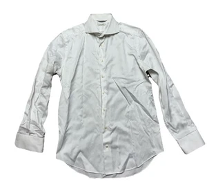 Men’s Suitsupply White Button Down Shirt Cotton Two Ply Size 40 | 15.5 - Picture 1 of 4