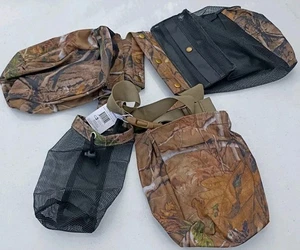 Swiss Design Camo Game Belt Bird/Game Pouches Bottle Holder Mesh Canvas NWT. - Picture 1 of 5