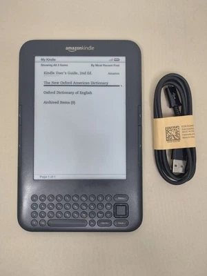 Amazon Kindle Keyboard D00901 3rd Generation 4GB,  tested fully working used - Image 1 of 4