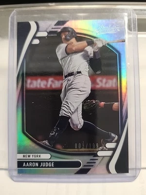 2022 Panini Absolute - Aaron Judge #15 Rainbow Foil /199 - Image 1 of 3