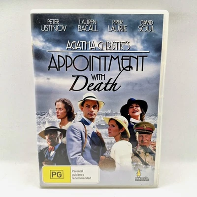 Appointment with Death DVD Region 4 1988 Agatha Christie Mystery Peter Ustinov  - Image 1 of 4