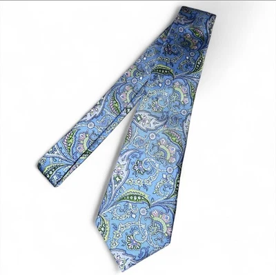 Corbata Jim Thompson Para Hombre Talla Única Multicolor Seda Tailandesa Paisley Floral Clásica Foto 1 de 3