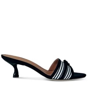 $725 Malone Souliers Tabitha Simmons x Malone Souliers Eloise Striped Sandals 36 - Picture 1 of 10