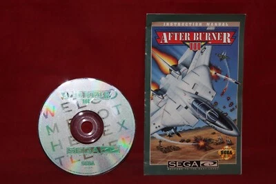 After Burner III 3 (Sega CD, 1993) Authentic Game + Manual - Image 1 of 3