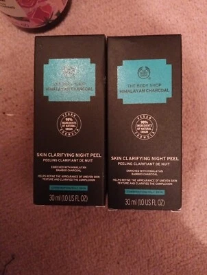 The Body Shop Himalayan Charcoal Skin Clarifying Night Peel 30ml - x2 - Image 1 of 2