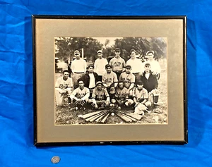 ANTIKES KUBANISCHES BASEBALL TEAM PRIMO LORD S/W GERAHMT ORIGINAL 8x10 FOTOGRAFIE - Bild 1 von 5