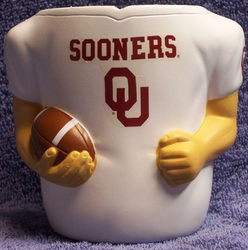 Oklahoma Sooners Jersey Enfriador de latas [NUEVO] Soporte NCAA Botella Bebida Cerveza Foto 1 de 1