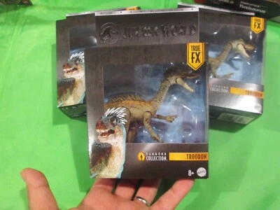 FIGURA DE ACCIÓN JURASSIC WORLD COLECCIÓN HAMMOND TROODON MATTEL TRUE FX PARK Foto 1 de 4