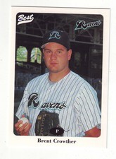 1996 Best New Haven Ravens Brent Crowther #7 - Colorado Rockies