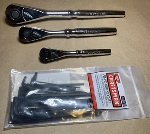 ARTIGIANO 3pz 1/4 3/8 1/2 Set di cricchetti 99962 99964 99967 chiave a bussola chiave esagonale - Foto 1 di 19