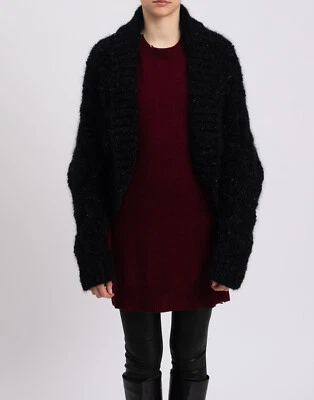 RRP€1250 DOLCE & GABBANA Cardigan IT40 US4 UK8 XS Cashmere & Angora Wool Blend - Image 1 of 4