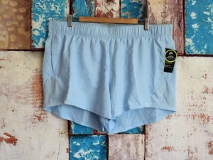 Women's Athletic Works Running Shorts 3.5 Inseam XXXLARGE Blue Magic NEW - Picture 1 of 7