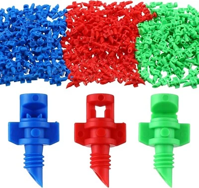 Rociador de boquilla de nebulización 300 piezas 90/180/360 grados micro rociadores atomizadores D... Foto 1 de 4