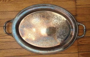 Castleton International Silver Company Tea/Coffee Silver Service Butler Tray - Picture 1 of 4
