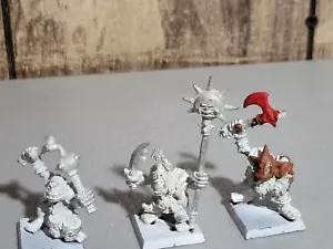 A19429 WARHAMMER FANTASY ORCS & GOBLINS METAL BIG'UNS COMANDO FUERA DE STOCK - Imagen 1 de 9