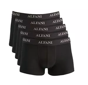 Alfani Bauli Uomo ALFATECH 5-pk Umidità Malvaganti Senza Etichette Nero S/M/XL Nuovi con etichette - Foto 1 di 6