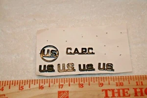 6 Vintage US Military US Sterling Collar Pins C.A.P.C. - Picture 1 of 5