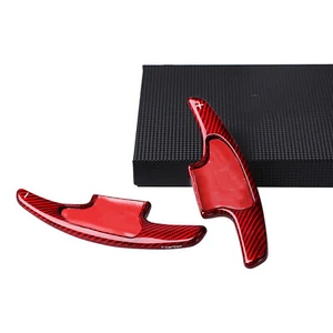 Extensión de paleta de cambio de volante rojo fibra de carbono para Honda Vezel XRV 2018 - Imagen 1 de 6