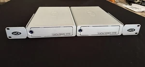 2-LaCie d2 HD CASES w/RACK MOUNT KIT, 2 POWER SUPPLIES & FIRE WIRE 800 CABLES - Afbeelding 1 van 13