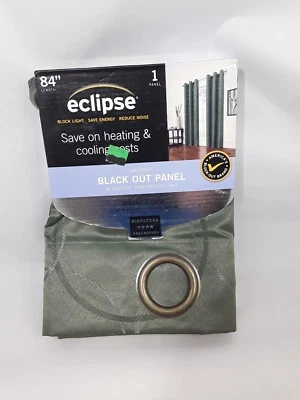 Blackout Curtain Panel Energy Efficient 42 X 84 Sage Single - Image 1 of 3