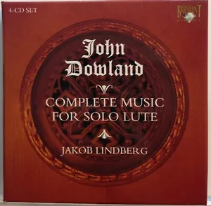John Dowland: Complete Music for Solo Lute (4 CD Box Set 2008 Brilliant) *VG* - Picture 1 of 2