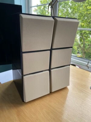 PREMIUM LAUTSPRECHER STOFF / TUCH / GRILLS / SCHRANK - BEIGE / STEIN - VINTAGE LOOK