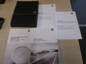VW GOLF AND GTI GTD R HANDBOOK OWNERS MANUAL 2015-2020 inc SAT NAV2 - Picture 1 of 1