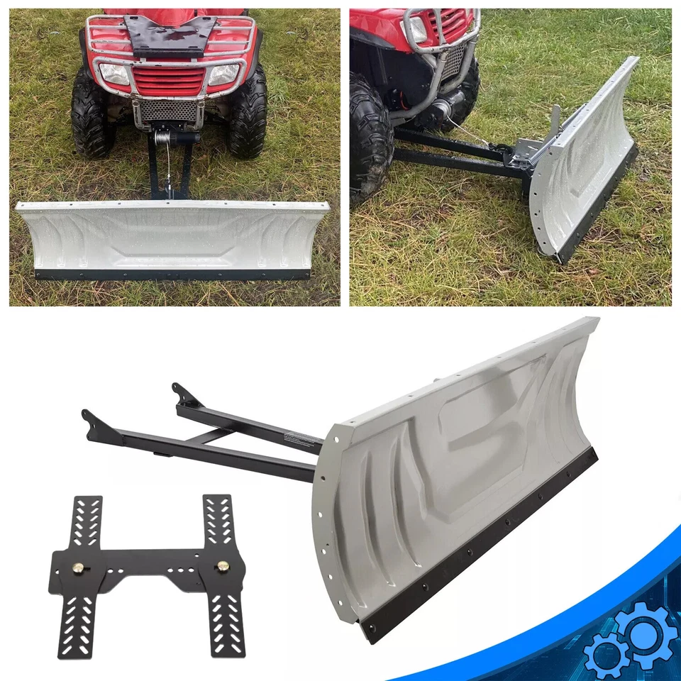 For ATV UTV Arctic-Cat Snow Plow Adjustable 48" Blade Complete Universal Kit - Image 1 of 4