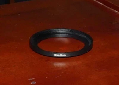 46mm to 55mm Metal Step Up Stepping Lens Filter Adapter Ring 46mm-55mm - Image 1 of 2