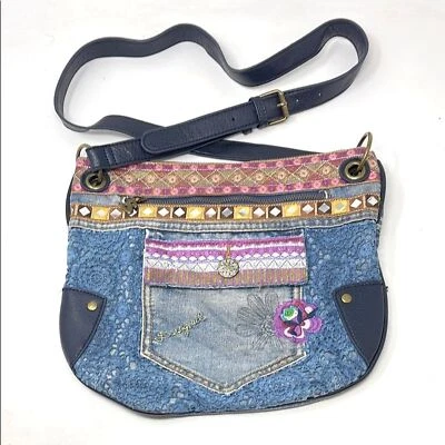 Bolso bandolera/hombro Desigual Denim Boho Foto 1 de 4