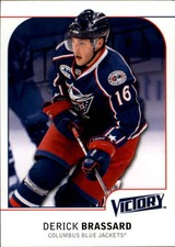 2009-10 Upper Deck Victory Blue Jackets Hockey Card #56 Derick Brassard