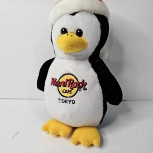 Hard Rock Cafe Tokyo Limited 2002 Pinguin Stofftier 23 cm/8 Zoll RAR - Bild 1 von 8