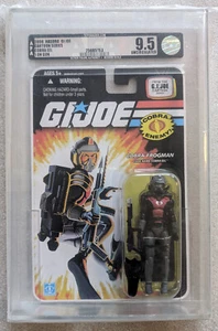 GI Joe Cartoon Series 2008 Cobra EEL Frogman Hasbro AFA 9.5 Uncir eels MOC 25th - Picture 1 of 2