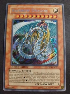 Yugioh Drago Arcobaleno CT04-EN005 Segreta Rara Edizione Limitata NM - Foto 1 di 2