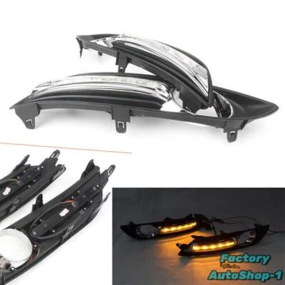 2x LED Daytime Running Lights Signal Lamp DRL For NISSAN Sentra 2013-15 - Imagem 1 de 4