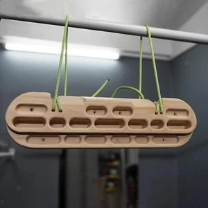 Kletter-Hangboard zum Aufbau von Kernstärke, Wandbehang, Kletter-Griffbrett - Bild 1 von 11