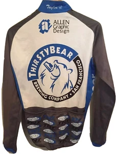 Srm Design Cycling Jersey Long Sleeve Gray White Blue - Picture 1 of 12