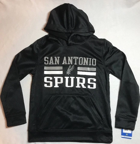 NWT NBA San Antonio Spurs Youth Hoodie Sweatshirt Small (8) or Medium 10/12 Cover