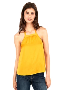 Top halter amarillo Express para mujer talla pequeña $39,90 nuevo con etiquetas - Imagen 1 de 3