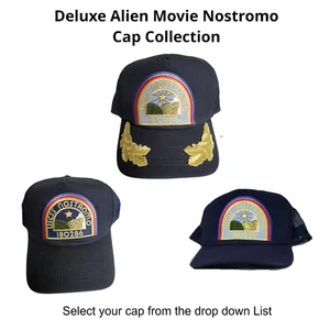 Colección de gorras de béisbol de lujo de películas alienígenas Nostromo - elección de oficial/alistado - Imagen 1 de 4