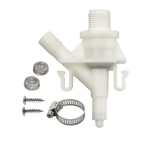 Válvula de agua de inodoro empotrada con pedal Dometic RV 385311641 300 310 320 mejorada - Imagen 1 de 6