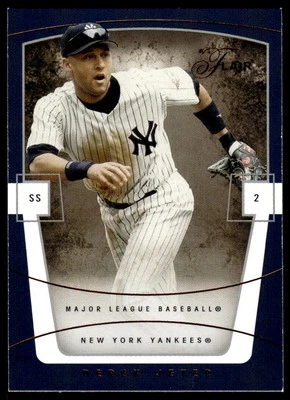 2004 Flair #59 Derek Jeter BASEBALL New York Yankees - Image 1 of 2