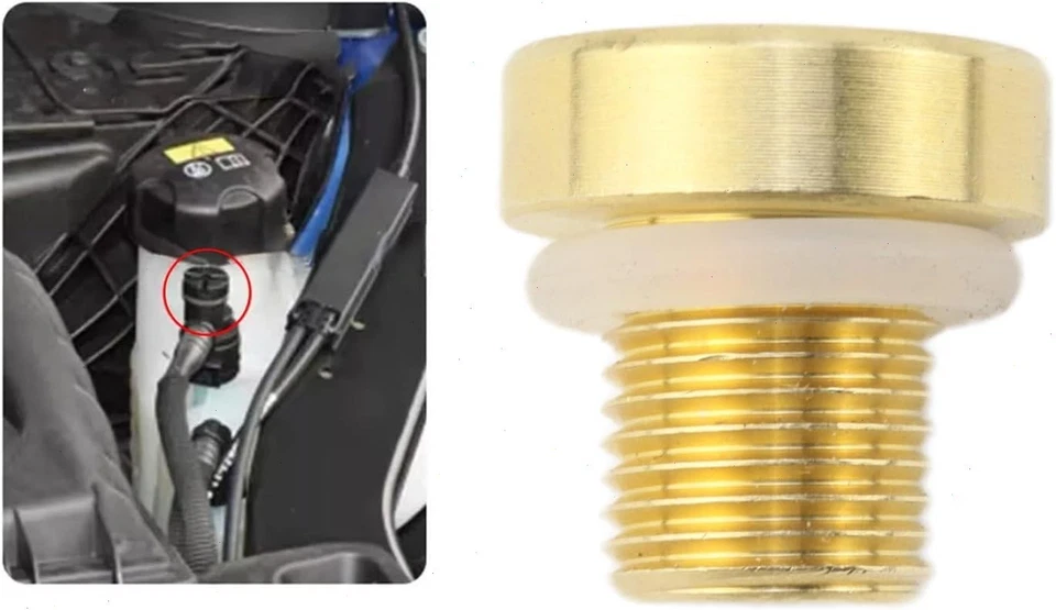 Tornillos purga refrigerante 2 piezas 11537793373 para BMW Ver compatibilidad Foto 1 de 4