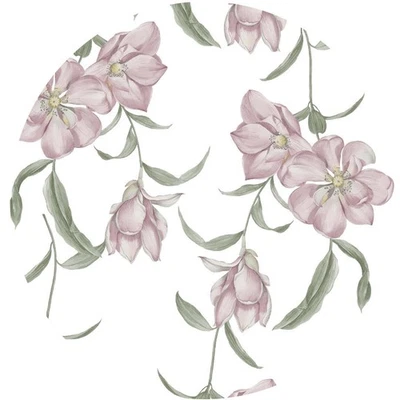 Completo Letto Set Lenzuola Rotondo Fiori 100% Cotone Motivi Floreali - Immagine 1 di 4