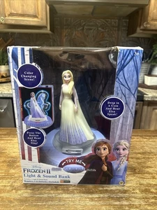 Disney Frozen II Lights & Sound Musical Bank Elsa Plays Music Spanish/English - Picture 1 of 6